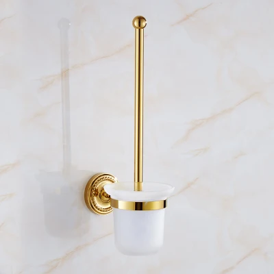 Bathroom Accessories Set Brass Gold Bath Hardware Sets Towel Rack,Paper holder Toilet Brush Holder,Towel Hanger,Hooks,Towel Ring