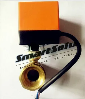 

Free shipping new 1/2"(DN15) electric actuator valve ,AC220V, Brass Motorized Ball Valve ,Switch type electric two-way valves
