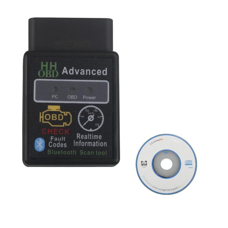 V2.1 Bluetooth ELM327 OBD HH OBDII Автомобильный диагностический сканер 3231 чип работает на