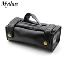 Mythus сумка для туалетных принадлежностей из искусственной кожи для бритья, черный портативный чехол, чехол для мытья, инструменты для бритья, органайзер, косметичка, мужская кожаная сумка для бритья