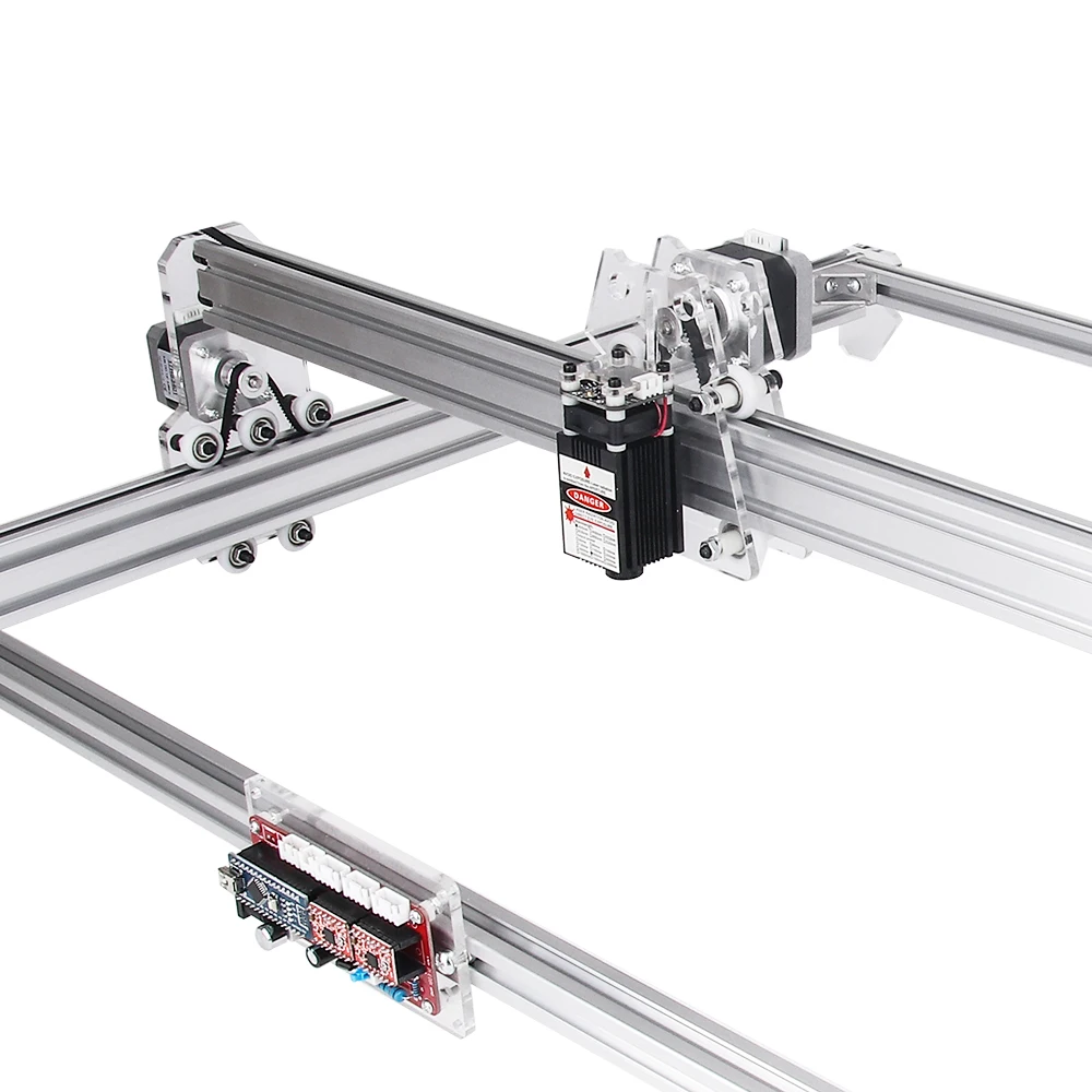 6550 CNC лазерный гравер 2 оси 12 V/10 Вт высокой мощности Мощность DIY лазерный станок для гравировки, быстроходный деревообрабатывающий фрезерный станок/лазерный резак машины