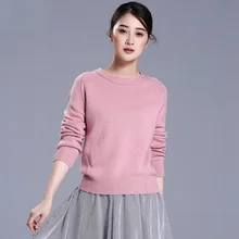 Женский свитер s, пуловер из чистого кашемира, толстые теплые свитера с круглым вырезом, мягкие кашемировые женские свитера и пуловеры