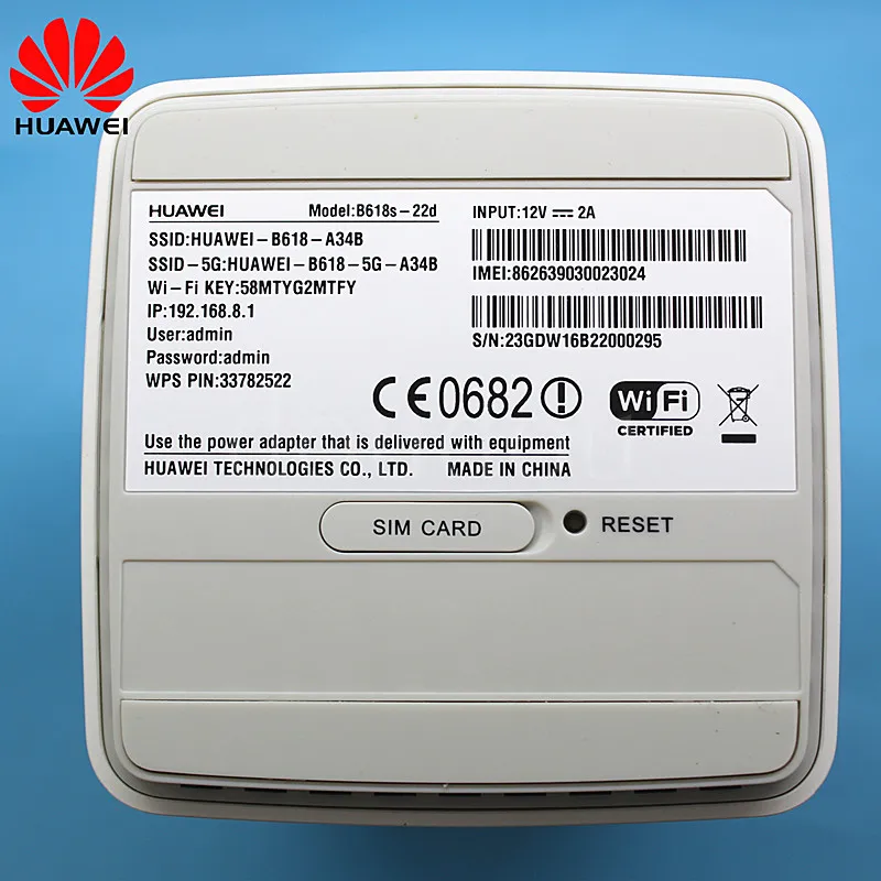 Разблокированный новый huawei B618 B618S 22d Cat9/11 450 Мбит/с 4G LTE CPE wifi маршрутизатор