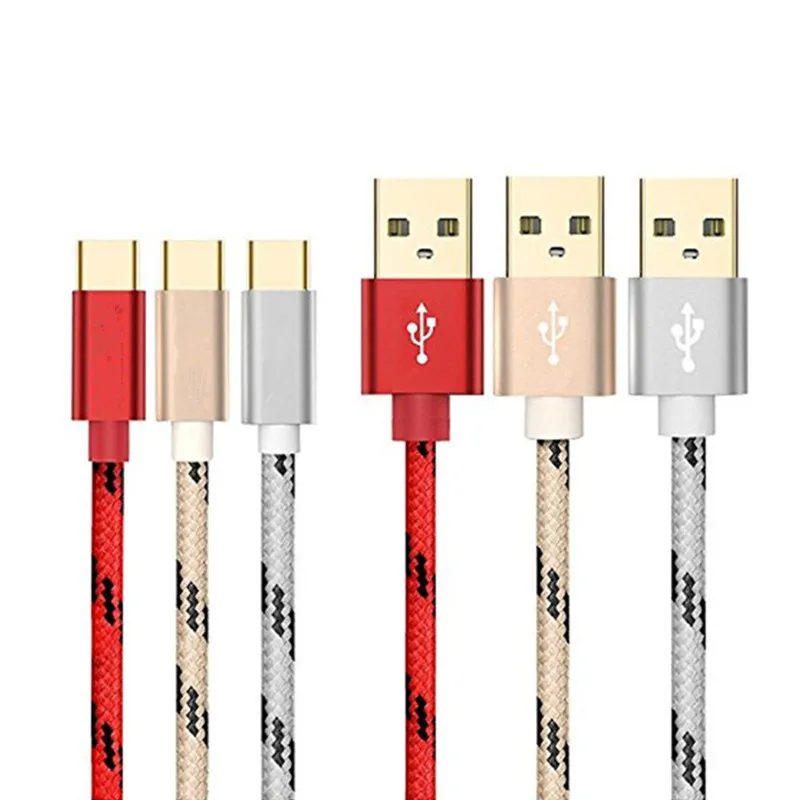 

USB Type C Cable For Pocophone F1 OnePlus 6t LG V40 Q9 Q8 Q7 G7 ZTE AXON 7 MINI Nokia 7 plus Charger Mobile Phone Type-C Cable