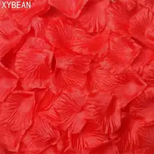 1000 шт./лот Свадебные аксессуары Искусственные лепестки цветы лепестки роз для свадьбы и украшение для вечеринки в день рождения 10 цветов на выбор