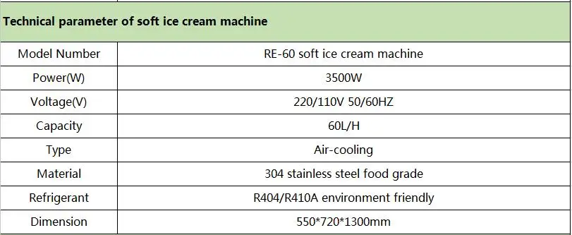 Вертикальная машина для мороженого, мягкая машина для мороженого, 220 В, коммерческое использование, 3 головки, производство, 60 л/ч
