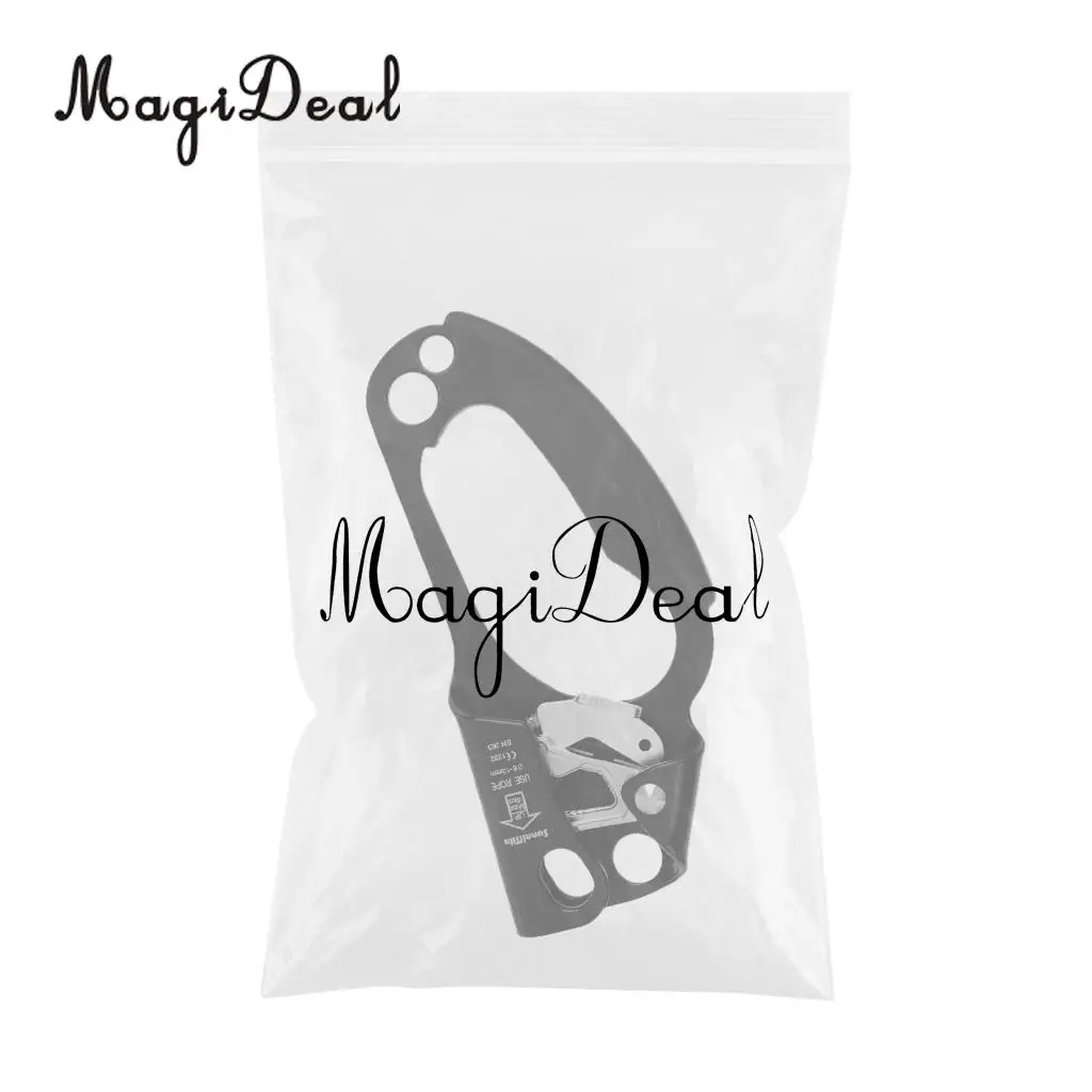 MagiDeal Professional Tree Rock Climbing Hand Ascender Riser 8-13mm Rope Clamp Equipment  for Rescue Caving Engineering Supplies
