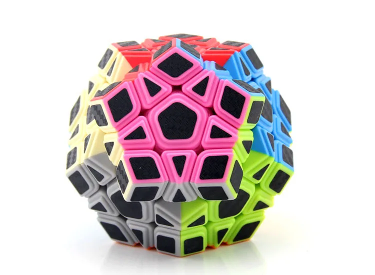 TXTWHY углеродного волокна Megaminx Скорость Куб 3x3x3 Dodecahedron Головоломка Куб игрушки для детей Прямая доставка
