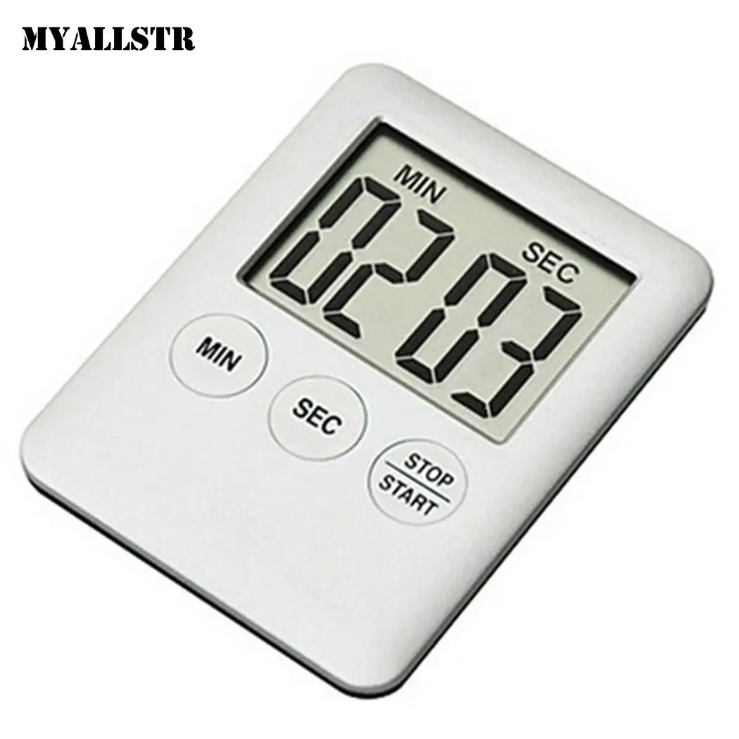 X 8 цифровой таймер 7 Сигнализация Новый 3x1 см x подсчет тонкий вниз квадратный 2