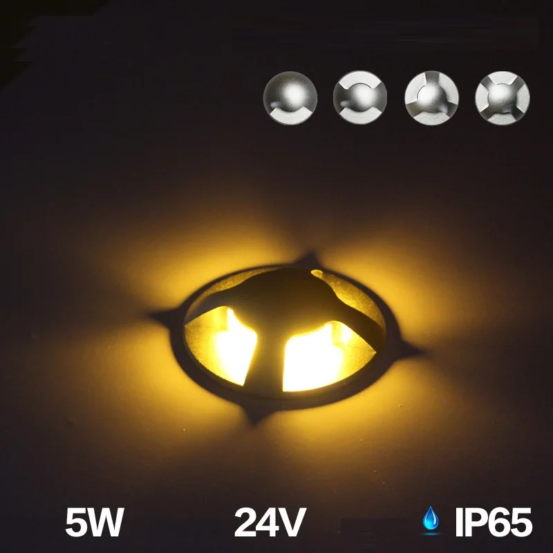 

5W LED underground light,24Vac input IP65 led built in lamp ,outdoor side outlet inground spot light,stair corner lamp