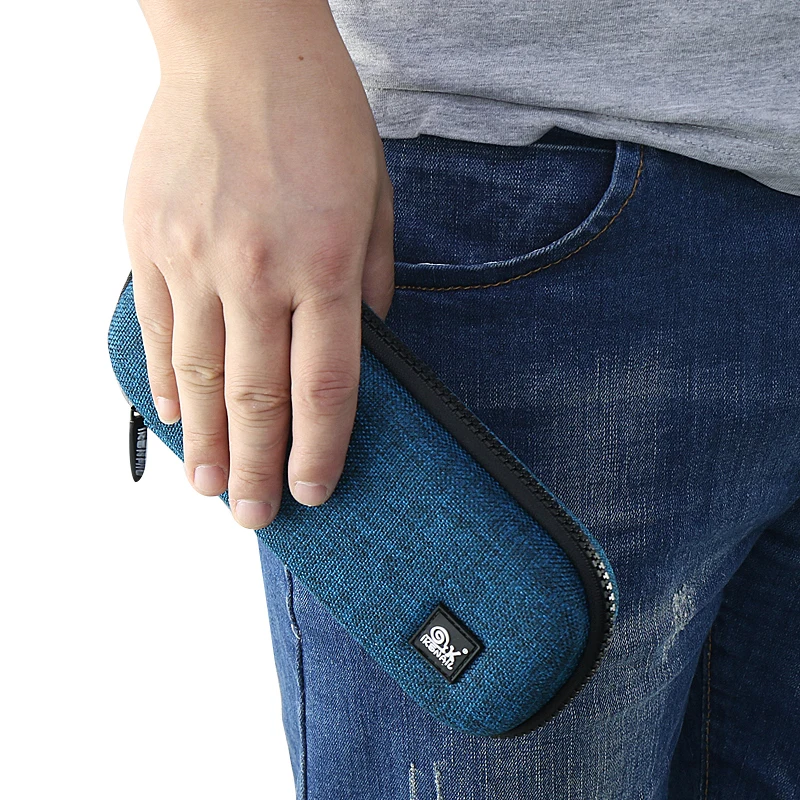 Shellnail Unique Canvas Case For Headphone Adapter Digital Accessories Earbuds SD Card Portable Earphone Storage Bags