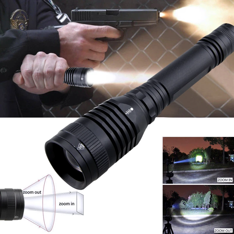 

VASTFIRE XHP70 5 mode White Light zoom LED Tactical flashlight hunting torch lamp for 18650 battery