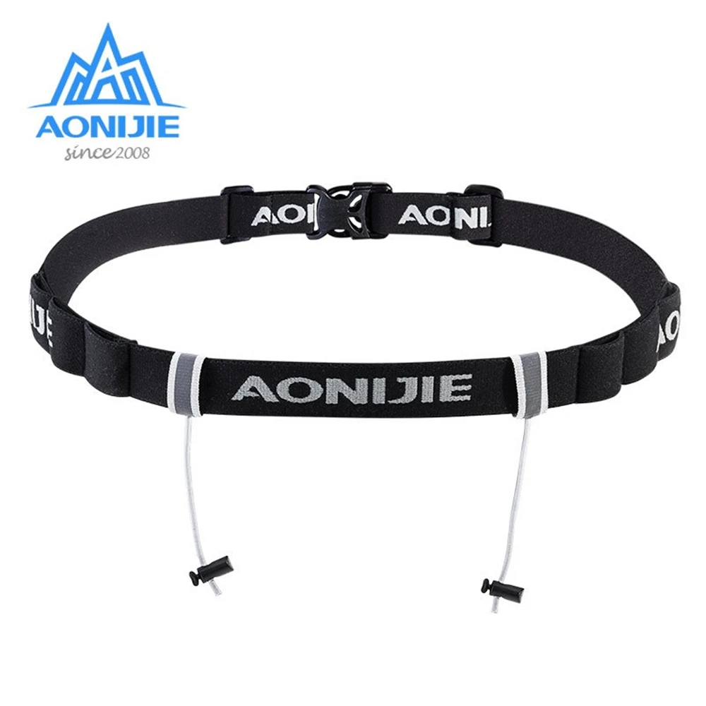 AONIJIE Men Women ULTRA TRI Marathon Race Number Belt with Gel Holder