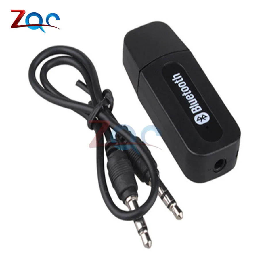

Bluetooth Aux Wireless portable mini Black bluetooth Music Audio Receiver Adapter 3.5mm Stereo Audio for Home Car Mobile Phone