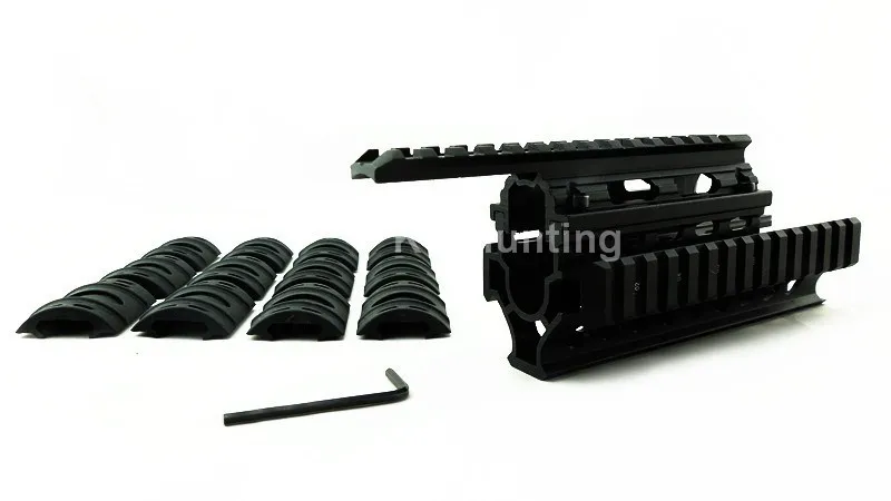 

Tactical Quad Rails AK 47/74 Handguard Rail Hunting Rifle AK Gun Accessories ris Quad Rail rail mount with free 12pcs cover