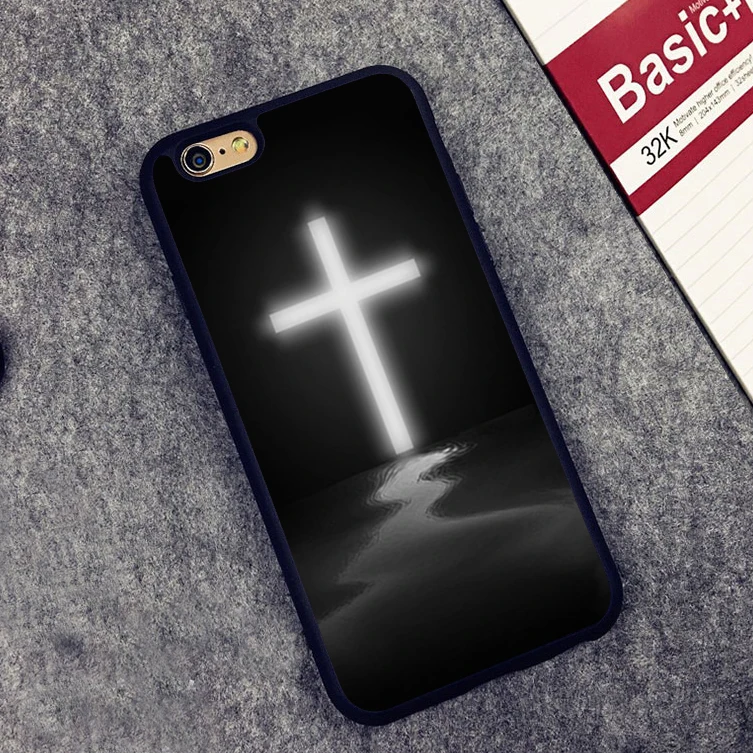 JESUS CHRIST CHRISTIAN CROSS QUOTE Soft Silicone Full Protective case ...