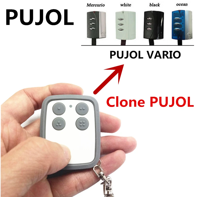 Compatible PUJOL TWIN VARIO ATTENZIONE DUPLICABILI Remote Control Universal Command RF Wireless Key Chain | Электроника