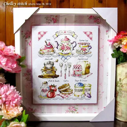 

G16 kitchen DIY Craft Stich Cross Stitch Package Cotton Fabric Needlework Embroidery Crafts Counted Cross-Stitching Kit