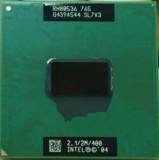 Intel cpu PM 765 ноутбук Pentium M процессор 2,1 ГГц/2 м PM 765 cpu PGA оригинальная поддержка 855 чип материнской платы