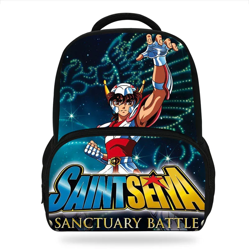 Новинка 2019 рюкзаки с принтом аниме Saint Seiya для мальчиков подростков школьные
