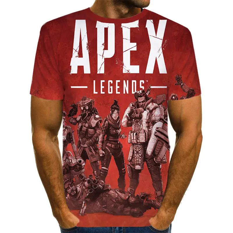 Apex Legends 3D футболка для мужчин/женщин новейшая популярная игра уличная летняя футболка с коротким рукавом в стиле хип-хоп Забавные футболки APEX - Цвет: NT267