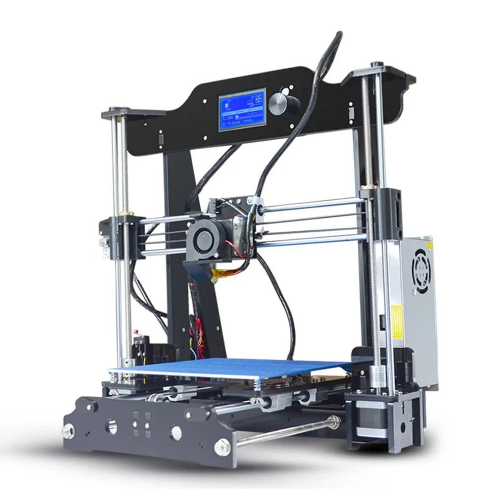 

X8 High Precision DIY Acrylic Structure 3D Printer Large Print Size 220*220*200mm Cost-effective flexible printing EU Plug