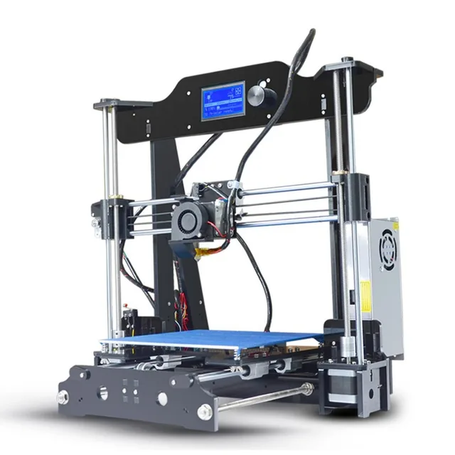 Best Offers X8 High Precision DIY Acrylic Structure 3D Printer Large Print Size 220*220*200mm Cost-effective flexible printing EU Plug
