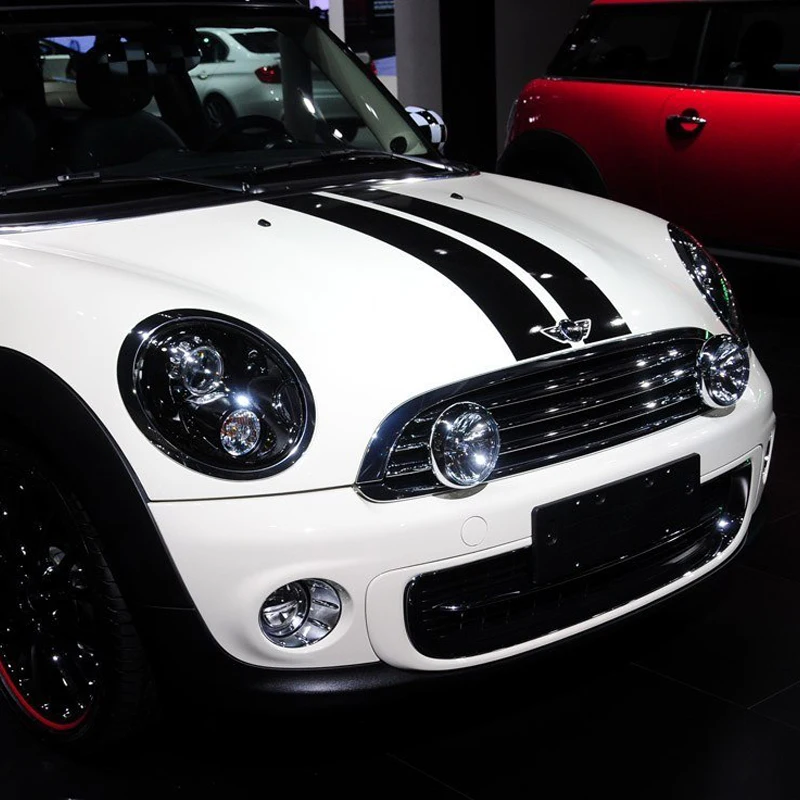 Авто полосы капот наклейки для автомобиля Стайлинг для MINI Cooper S One JCW R55 R56 R60 R61 F54 F55 F56 F60 земляк аксессуары