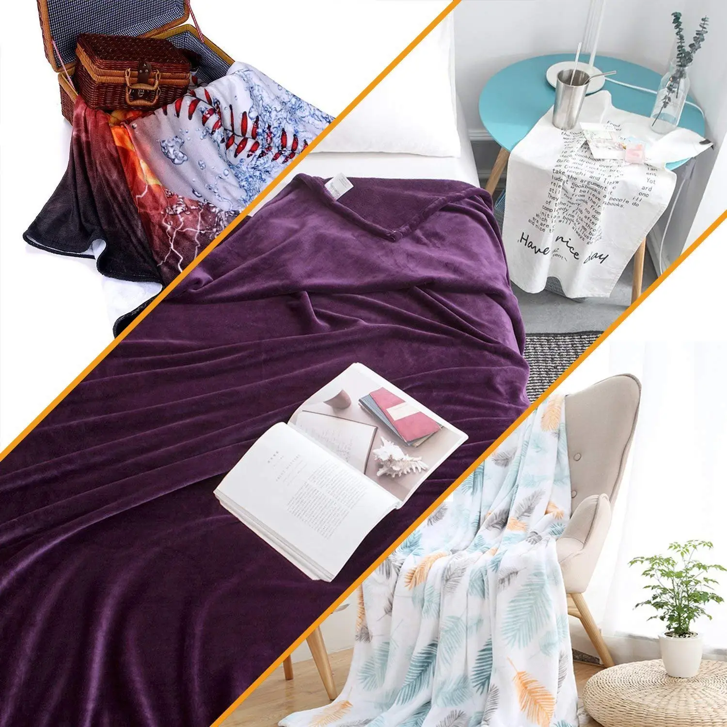 Одеяло с рисунком якоря, с мотивами якоря, с брызгами краски, морским монохромным дизайном, прямоугольное одеяло