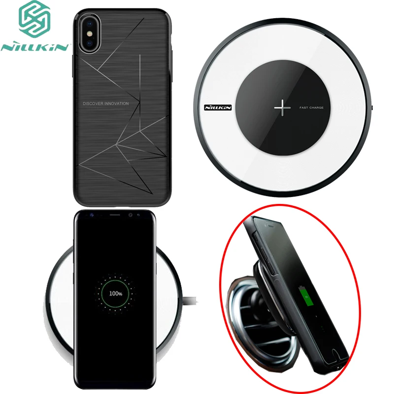 For iPhone X charging case NILLKIN Magic Disk 4 QI Fast Wireless