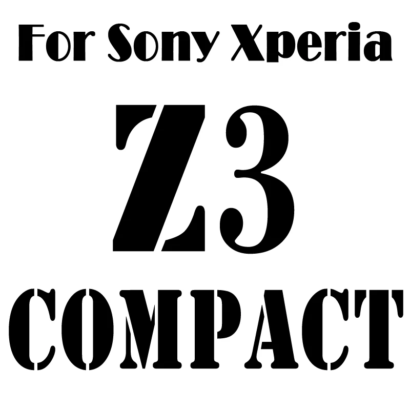 Переднее и заднее закаленное стекло для sony Xperia Z Z1 Z2 Z3 Z4 Z5 M4 M5 Compact Mini Plus Защитная пленка для экрана - Цвет: Z3 Compact