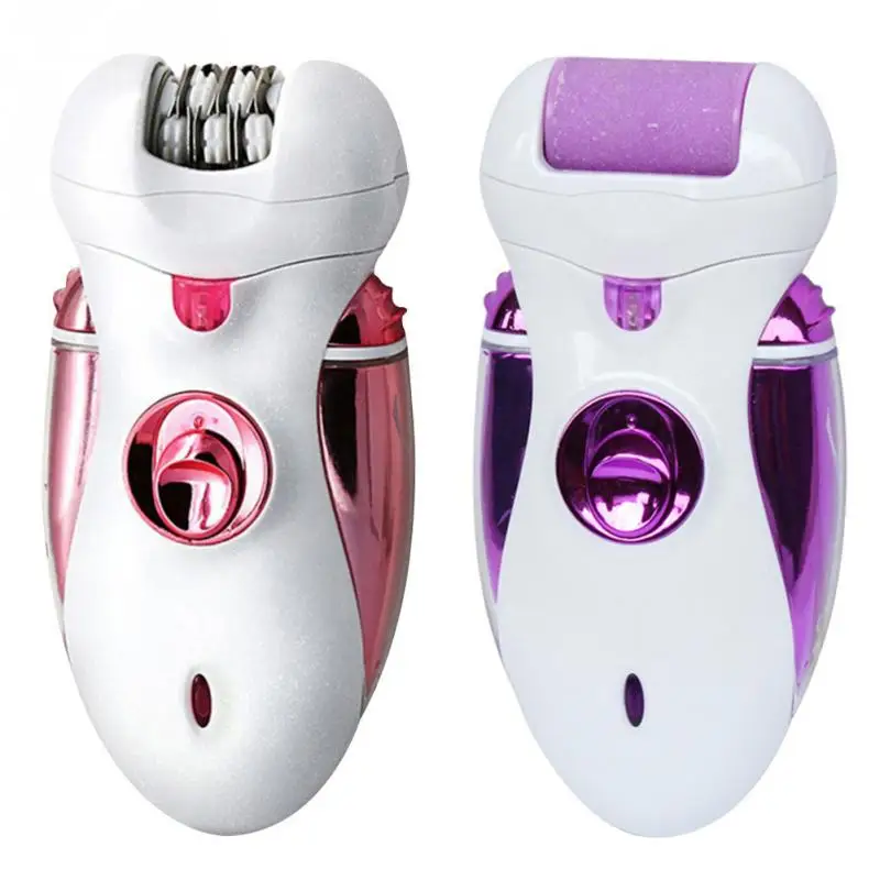 Facial Hair Removal for Women 4 in 1 Painless Electric Kit with Shaver Nose Eyebrow Trimmer Body | Красота и здоровье