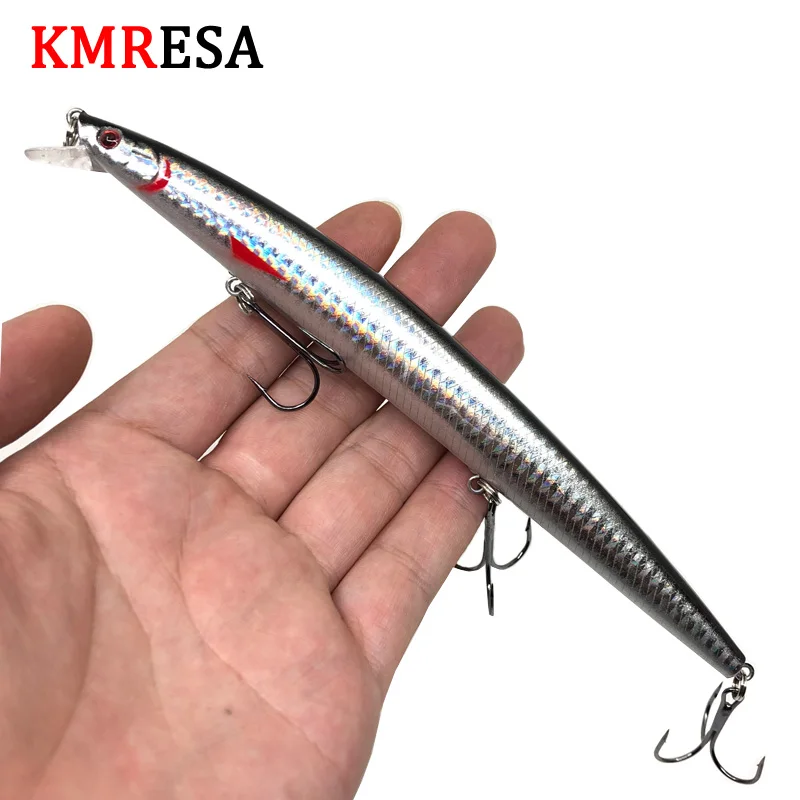  KMRESA 1pcs Big Minnow Fishing Lures 18cm / 23g Crankbait Iscas Artificiais Para Pesca Sea Wobbler 