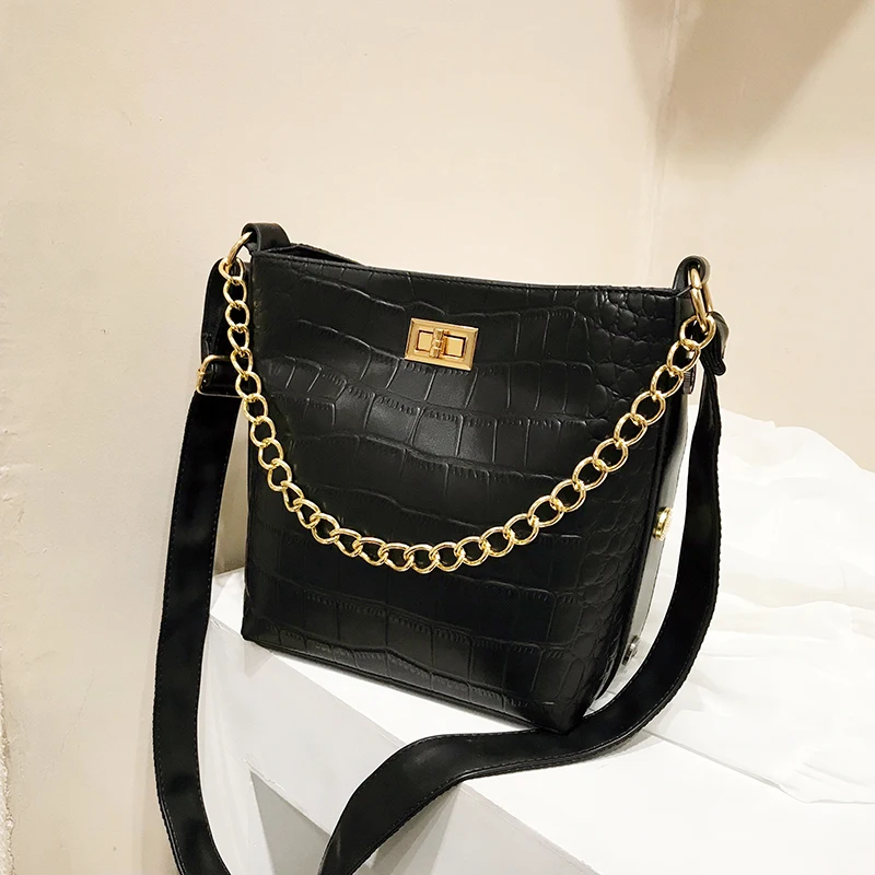 

Luxury Handbags Women Bags Designer Crossbody Bags for Women Shoulder Bag Crocodile Leather Purse Bolsa Feminina Bucket bag