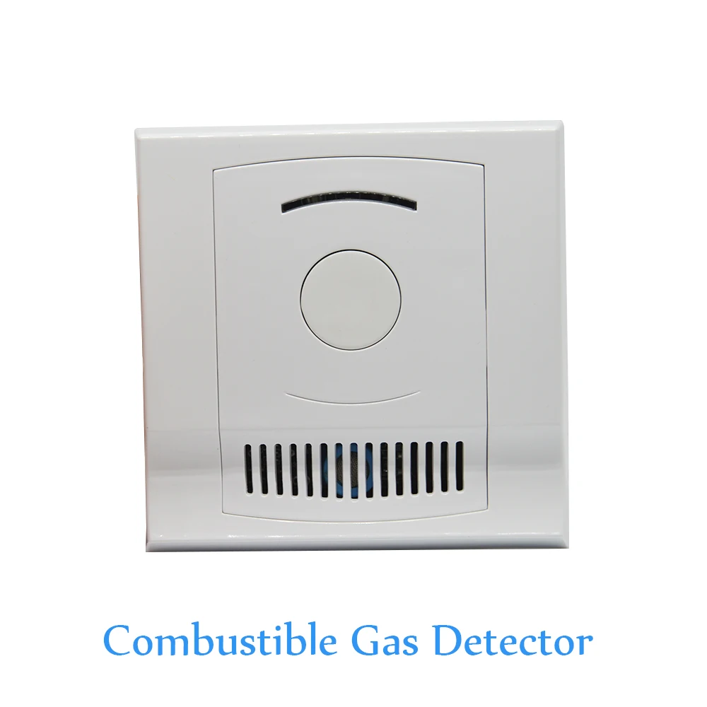 

Indoor Use Wall-Mounted Combustible Gas Detector Coal Natural LPG Gas leak Fire Alarm CH4 leaking Sensor NC NO signal options