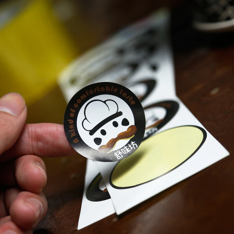 Customized wholesale printing custom car label stickerin Stationery