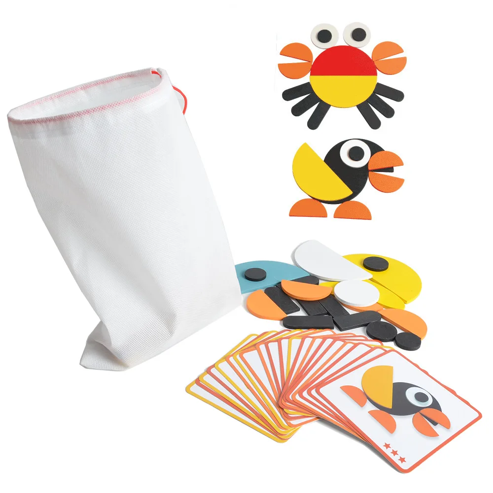 Montessori rompecabezas bebé Juguetes para niños Tangram niños Aprendizaje Temprano Jigsaw Oyuncak Juegos Brinquedos Juguetes Brinquedo Montessori rompecabezas bebé Juguetes para niños Tangram niños Aprendizaje Temprano Jigsaw Oyuncak Juegos Brinquedos Juguetes Brinquedo