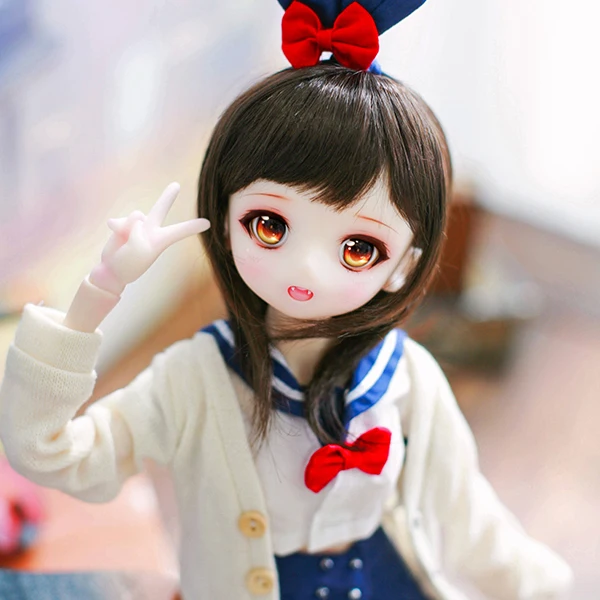 Новые полки продвинутая кукла BJD из смолы Кукла SD 1/4 девушка Airi love мультяшная