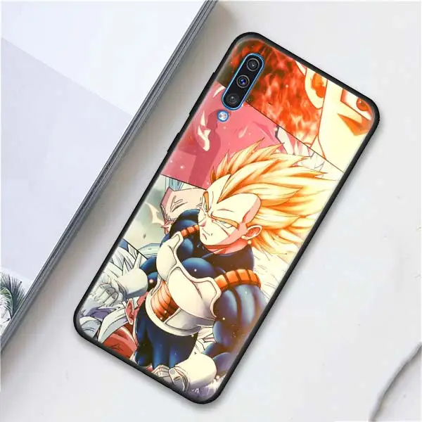 Мягкий чехол для телефона Goku Dragon Ball Z Super Saiya s для samsung Galaxy A10 A20 A30 A40 A50 A70 A6 A7 A8 Plus A9 M30 M20 черный чехол C - Цвет: 005