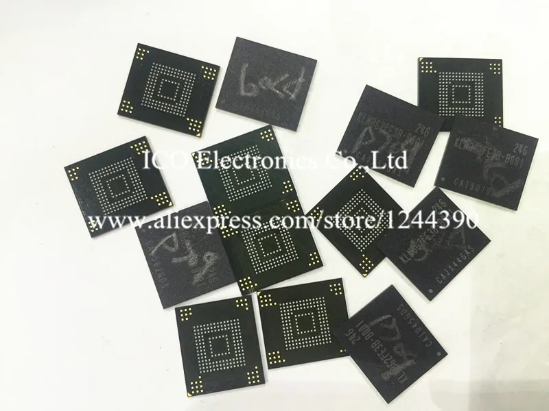 2 шт./лот для Samsung P709 eMMC memory nand flash chip IC с программируемой прошивкой KLMBG2FE3B-001 |