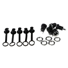 Connecteur femelle pour montage sur panneau, Jack, prise d'alimentation, pièces/ensemble x DC-022B mm, avec capuchon, Promotion, 5 5.5 2.1