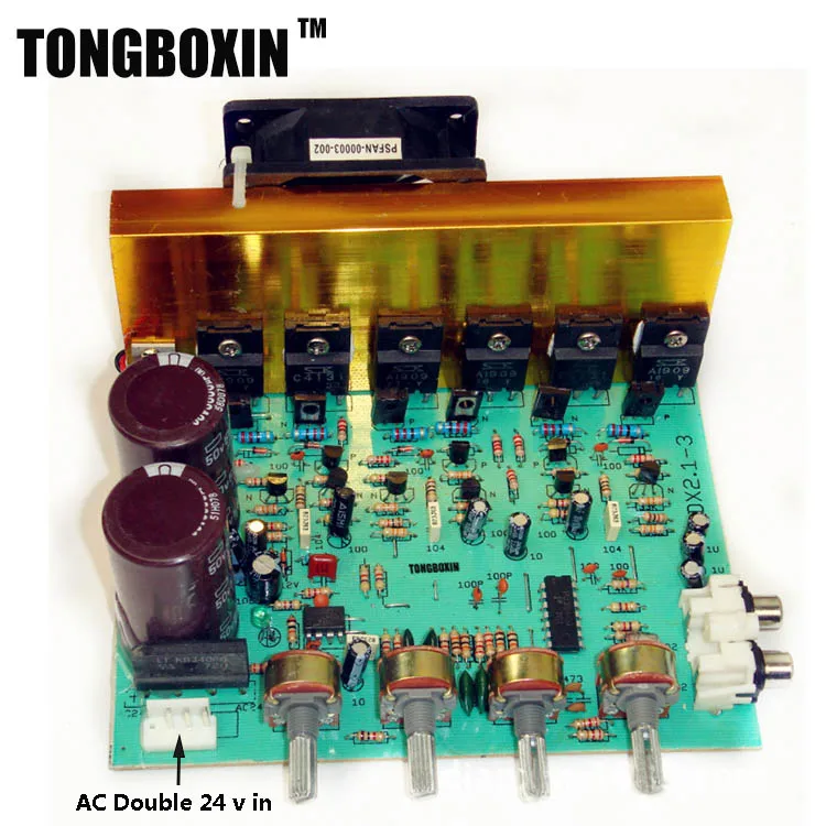 240 Вт высокой мощности Мощность новое обновление двойной переменного тока 24V в 2,1 3 канала бас стерео усилитель доска высокого Мощность цифровой сабвуфер