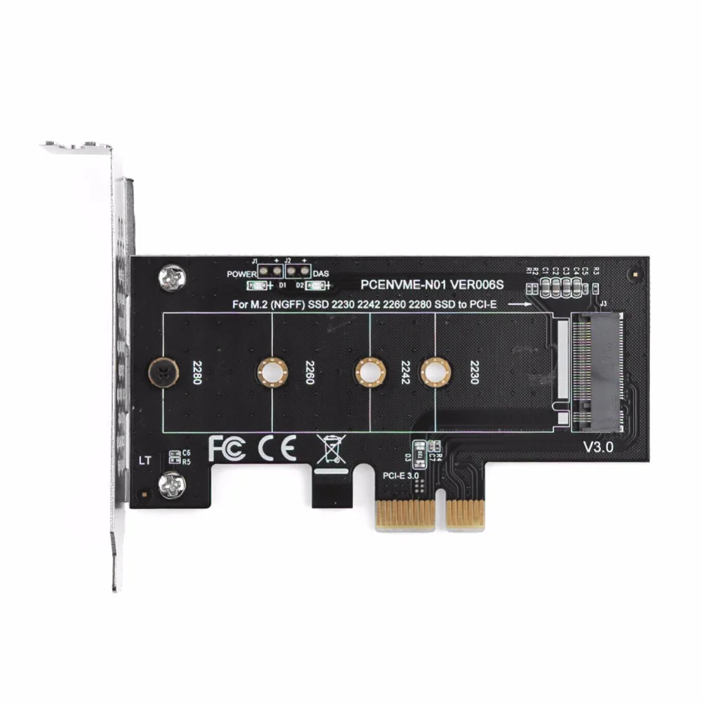 Адаптер PICE для M2/M2 для PCIE NVMe SSD NGFF Pcie M2 Riser Card Adapter поддержка PCI Express Размер 2230-2280 m.2 NVME