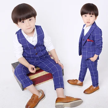 

New children suit children small suit boy jacket children's clothing three-piece suit boy Single Breasted boys suits for wedding