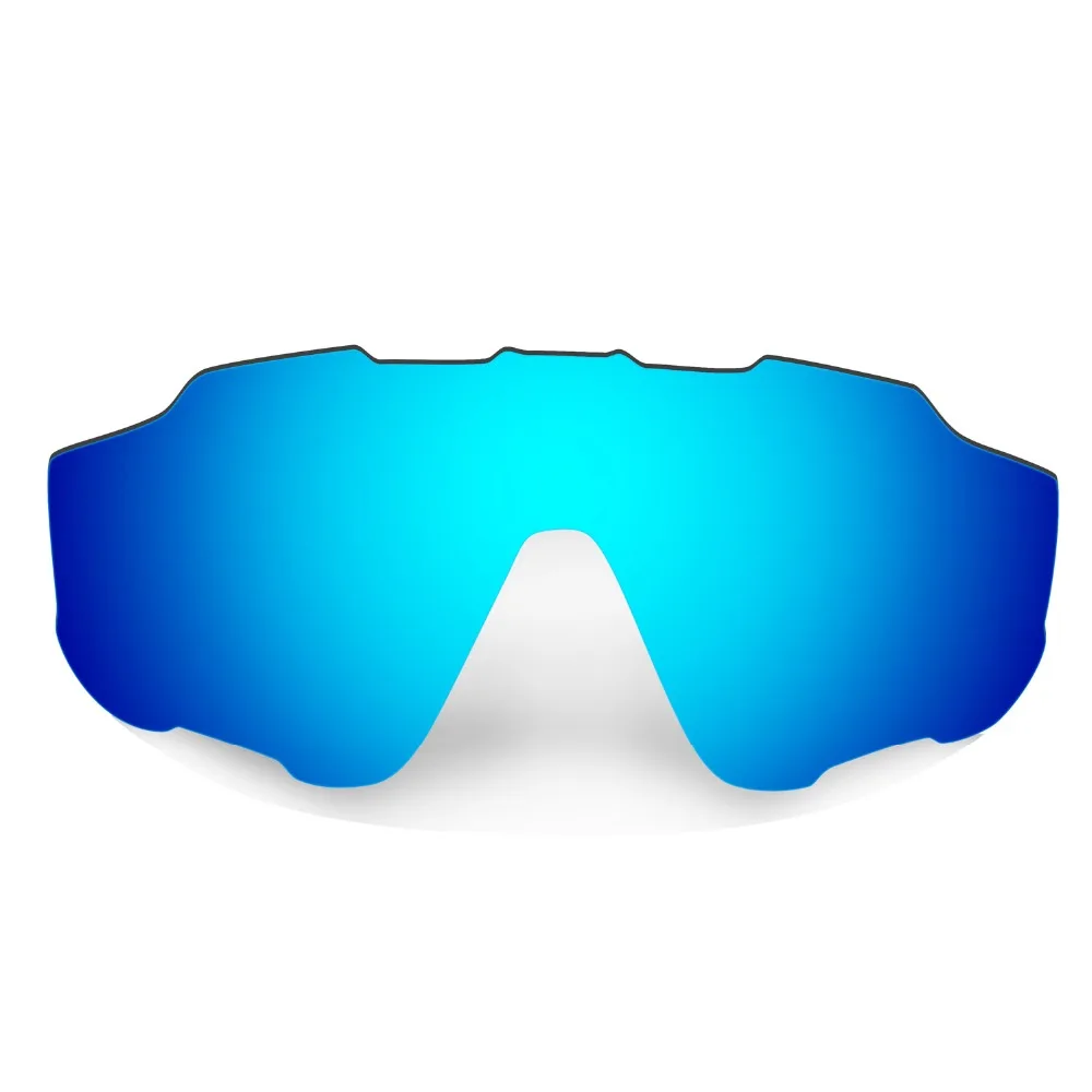 HKUCO синий/прозрачный 2 пары Сменные линзы для солнцезащитных очков Оукли Jawbreaker повышенная четкость