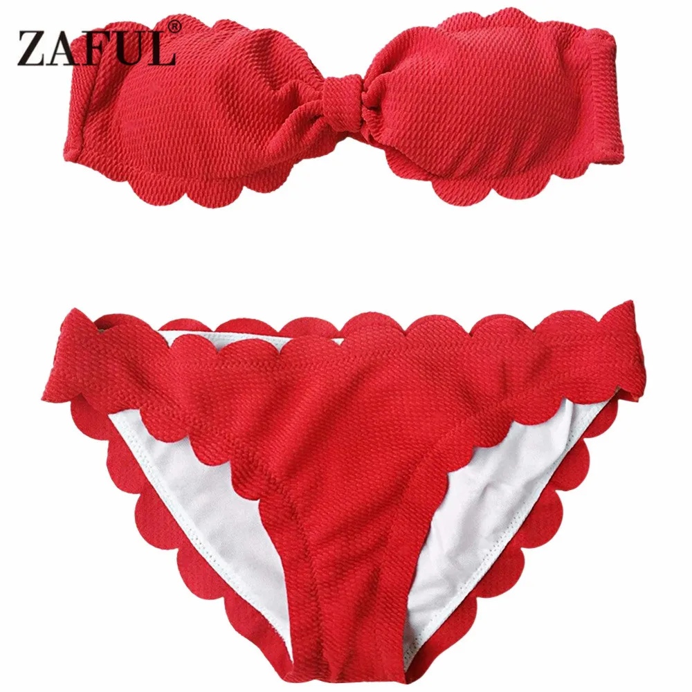 Zaful scalloped bikini Clearance