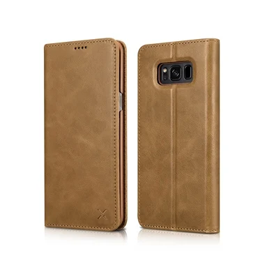 XOOMZ роскошный высококачественный кожаный флип-чехол с отделением для карт для samsung S8 для samsung Galaxy S8 Plus кожаный чехол - Цвет: 3