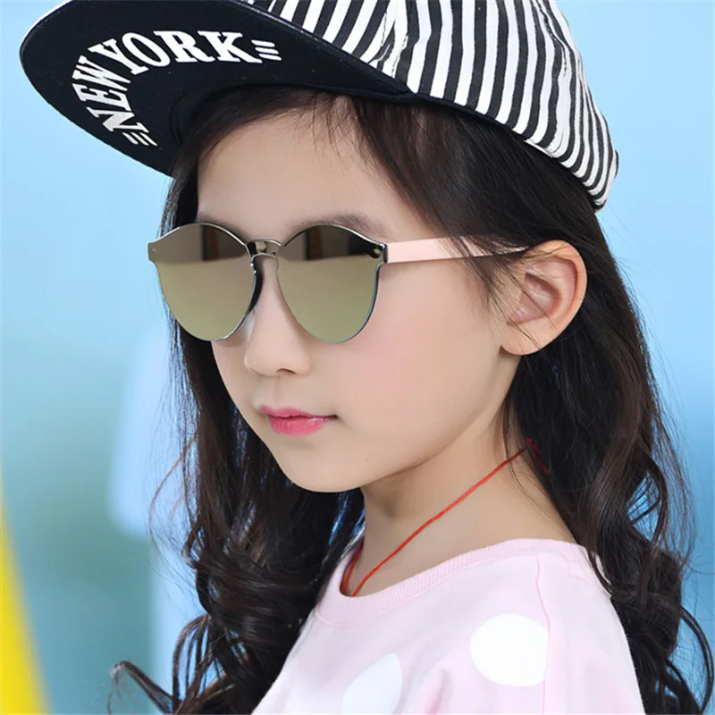 Iboode детские очки в Корейском стиле, цветные солнцезащитные очки с защитой от ультрафиолета для детей, девочек и мальчиков, детские солнцезащитные очки, подарки