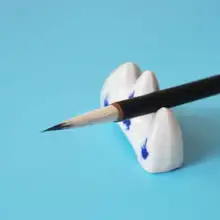 Маленькая кисточка для китайской каллиграфии шерсть ласки кисть для рисования Акварельная мышь Кисть художественная поставка стационарный подарок