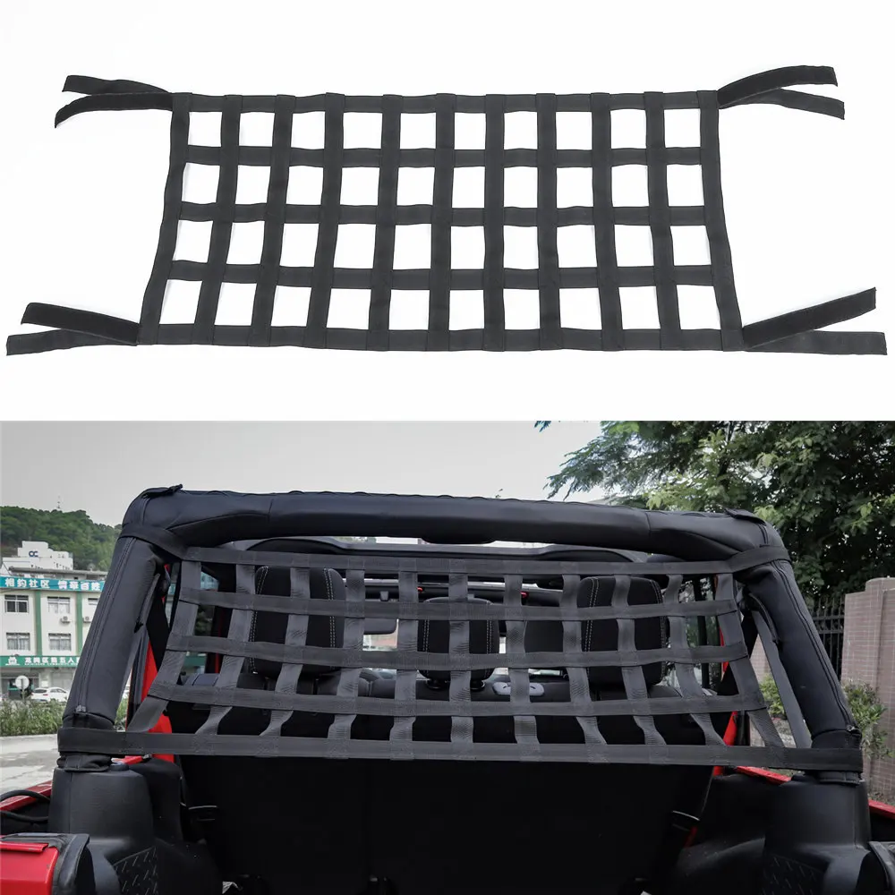 Heavy Duty Cargo Net Car Top Roof Hammock Bed Rest Storage